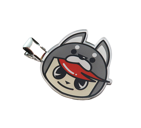 アクリルヘアクリップ